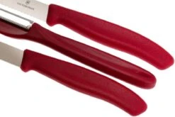 Victorinox SwissClassic Couteaux à Légumes Rouge, Ensemble De 3, 6.7111.31 -Chic Couteaux Magasin VT6 7111 31 04 victorinox vt6 7111 31 04