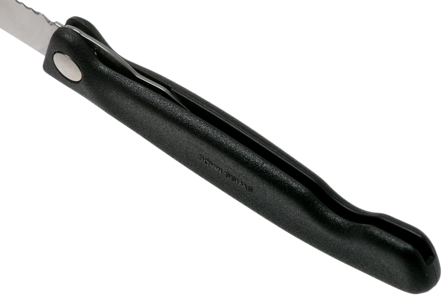 Victorinox SwissClassic Couteau à Légumes Pliant Dentelé Noir, 6.7833.FB 7 Victorinox SwissClassic Couteau à Légumes Pliant Dentelé Noir, 6.7833.FB – Image 5