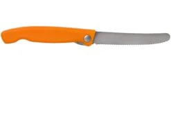 Victorinox SwissClassic 6.7836.F9B Couteau à Légumes Pliant Dentelé, Orange 10 Victorinox SwissClassic 6.7836.F9B Couteau à Légumes Pliant Dentelé, Orange -Chic Couteaux Magasin VT6 7836 F9B 02 victorinox