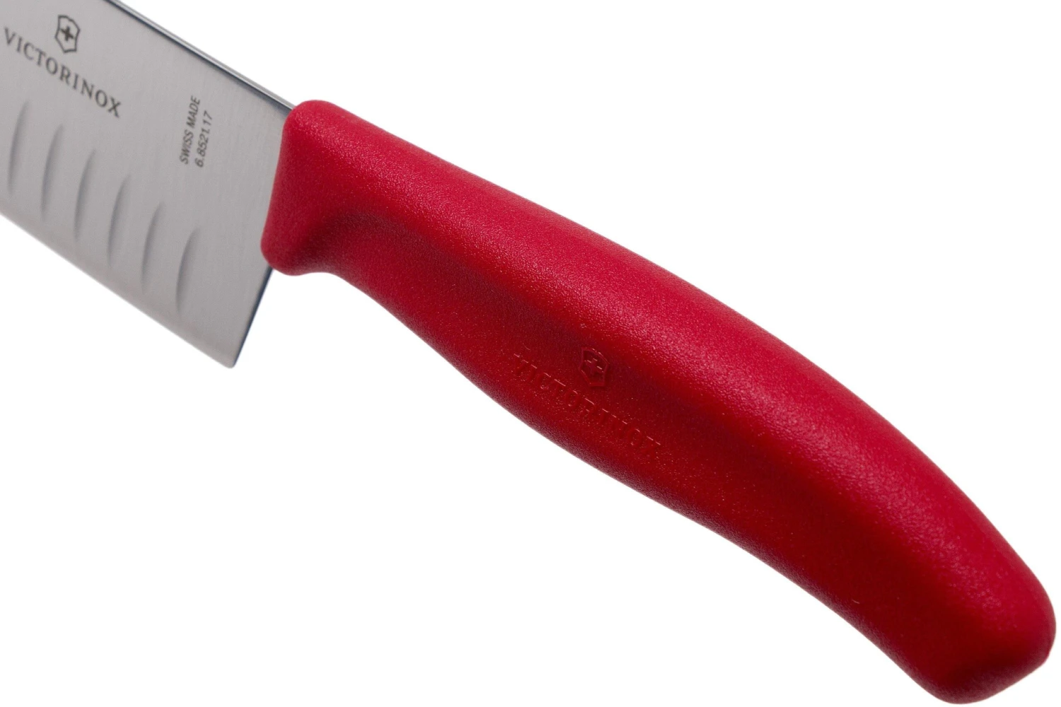 Victorinox SwissClassic 6.8521.17B Santoku Avec Alvéoles 17 Cm, Rouge 7 Victorinox SwissClassic 6.8521.17B Santoku Avec Alvéoles 17 Cm, Rouge – Image 5