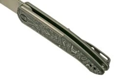 WE Knife Smooth Sentinel WE20043-5, 20CV, Titanium, Aluminium Foil Carbon Fiber, Couteau De Poche 16 WE Knife Smooth Sentinel WE20043-5, 20CV, Titanium, Aluminium Foil Carbon Fiber, Couteau De Poche -Chic Couteaux Magasin WKWE20043 5 07 we