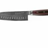 Yaxell Super Gou 37118 Santoku à Alvéoles, Acier Damassé 161 Couches, 16,5 Cm 1 Yaxell Super Gou 37118 Santoku à Alvéoles, Acier Damassé 161 Couches, 16,5 Cm -Chic Couteaux Magasin YL37118 01 yaxell